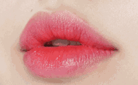 Gif animé bouche bisou